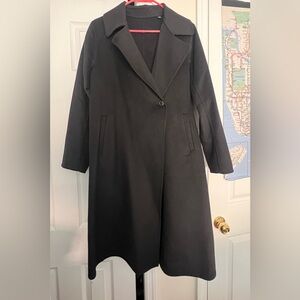 Uniqlo XS Black Trench Coat
